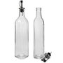 VIVALTO Set Huilier et Vinaigrier en Verre Transparent 500ml (Lot de 12)
