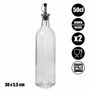 VIVALTO Set Huilier et Vinaigrier en Verre Transparent 500ml (Lot de 12)