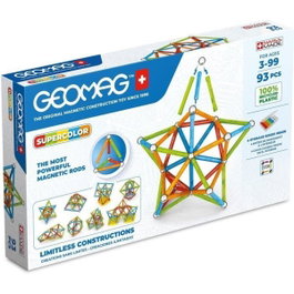 Geomag Supercolor - Jeu de construction magnétique 93 pièces