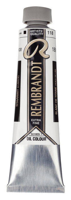 Rembrandt Couleur à l'huile Blanc de titane 40 ml Rembrandt Couleur à l'huile Blanc de titane 40 ml
