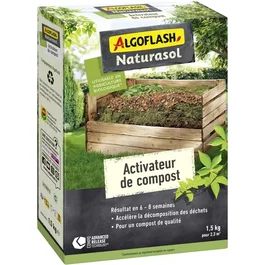 Algoflash Naturasol Activateur de compost - 1,5 kg