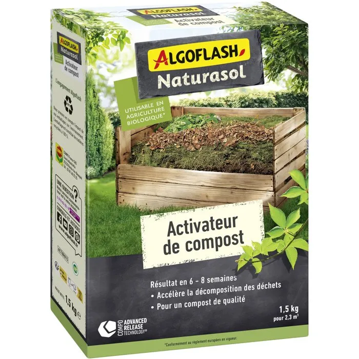 Algoflash Naturasol Activateur de compost - 1,5 kg Algoflash Naturasol Activateur de compost - 1,5 kg