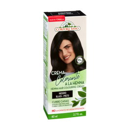 Corpore Sano Crème colorante à la henné noire