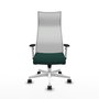Piqueras y Crespo Chaise de Bureau Albacete Vert Bouteille et Blanc
