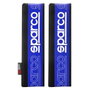 Abc Jeu de 2 coussinets de ceinture Sparco modèle SPC bleu et noir