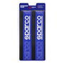 Abc Jeu de 2 coussinets de ceinture Sparco modèle SPC bleu et noir