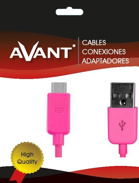 AVANT CONNECT Câble Micro USB vers USB A 1.2m 2.0 Noir
