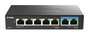D-Link Switch Ethernet DMS-107 - Switch Non Administrable 7 Ports (5x Gigabit, 2x 2.5G) Multi-Gigabit - Compact, Sans Ventilateur et Silencieux - Plug and Play