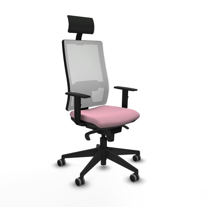Piqueras y Crespo Chaise de Bureau Horna Rose et Blanc Piqueras y Crespo Chaise de Bureau Horna Rose et Blanc
