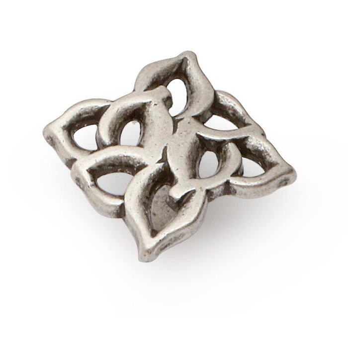GIUSTI Pomo ZMK ADA 34X34 H22 1A - Poignée de porte en finition argent vieilli GIUSTI Pomo ZMK ADA 34X34 H22 1A - Poignée de porte en finition argent vieilli