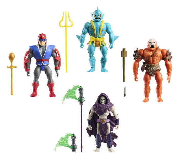 Mattel Masters of the Universe Origins Pack 4 Figurines Battle for Subternia 14 cm Mattel Masters of the Universe Origins Pack 4 Figurines Battle for Subternia 14 cm