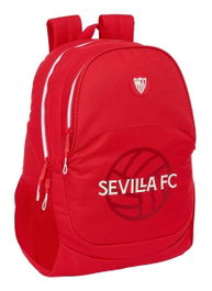 Safta - Mochila adapt.carro Sevilla FC - Sac à dos de randonnée, 32 x 44 x 16 cm - Recommandé à partir de 3 ans
