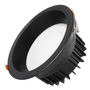 Spot LED Circulaire Downlight 20W 2000Lm 6000K Noir Anti-éblouissant UGR19