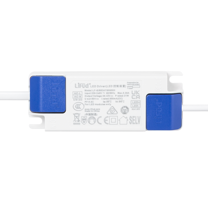 Spot LED Circulaire Downlight 20W 2000Lm 6000K Noir Anti-éblouissant UGR19