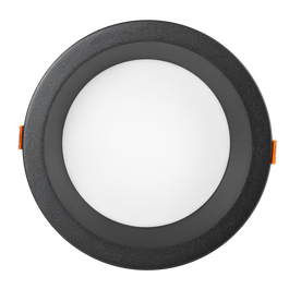 Spot LED Circulaire Downlight 20W 2000Lm 6000K Noir Anti-éblouissant UGR19