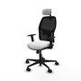 PIQUERAS Y CRESPO Chaise Alfera Synchro Blanc et Noir