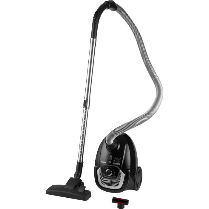 Sencor SVC 5501BK - Aspirateur traîneau avec sac, 700 W, Noir Sencor SVC 5501BK - Aspirateur traîneau avec sac, 700 W, Noir