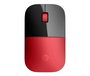 HP Z3700 - Souris sans fil optique avec récepteur USB, 1200 DPI, technologie LED bleue, couleur rouge - Compatible Windows, macOS, Chrome OS