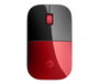 HP Z3700 - Souris sans fil optique avec récepteur USB, 1200 DPI, technologie LED bleue, couleur rouge - Compatible Windows, macOS, Chrome OS