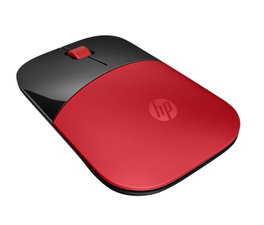 HP Z3700 Ratón inalámbrico ambidiestro rojo y negro