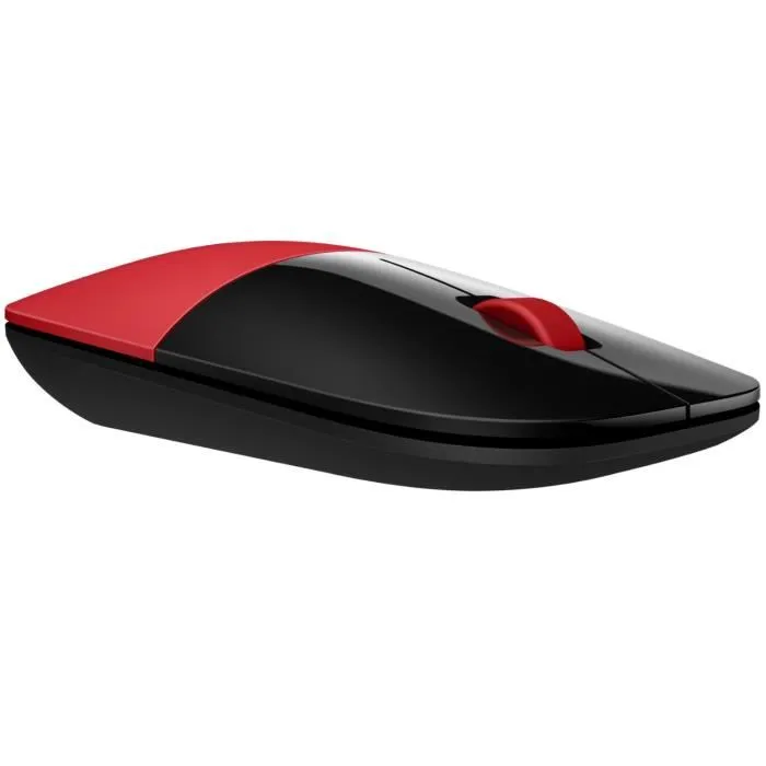 HP Z3700 - Souris sans fil, LED bleue, autonomie 16 mois, rouge cardinal, pour portable