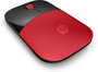 HP Z3700 Souris sans fil ambidextre Rouge cardinal et noir