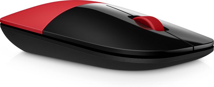 HP Z3700 Souris sans fil ambidextre Rouge cardinal et noir