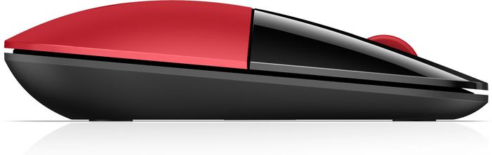 HP Z3700 Souris sans fil ambidextre Rouge cardinal et noir
