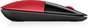 HP Z3700 Souris sans fil ambidextre Rouge cardinal et noir