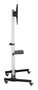 Ewent Soporte Sol Pour TV Mobile Avec Ruedes VESA 600x400, EW1583, Aluminium, Jusqu'à 86 Pouces