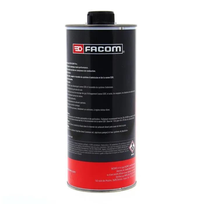 Facom NettoYant Vanne EGR Diesel Formule Pro+ 1L - Haut pouvoir nettoyant système admission, moteur - Réduit consommation carburant et émissions