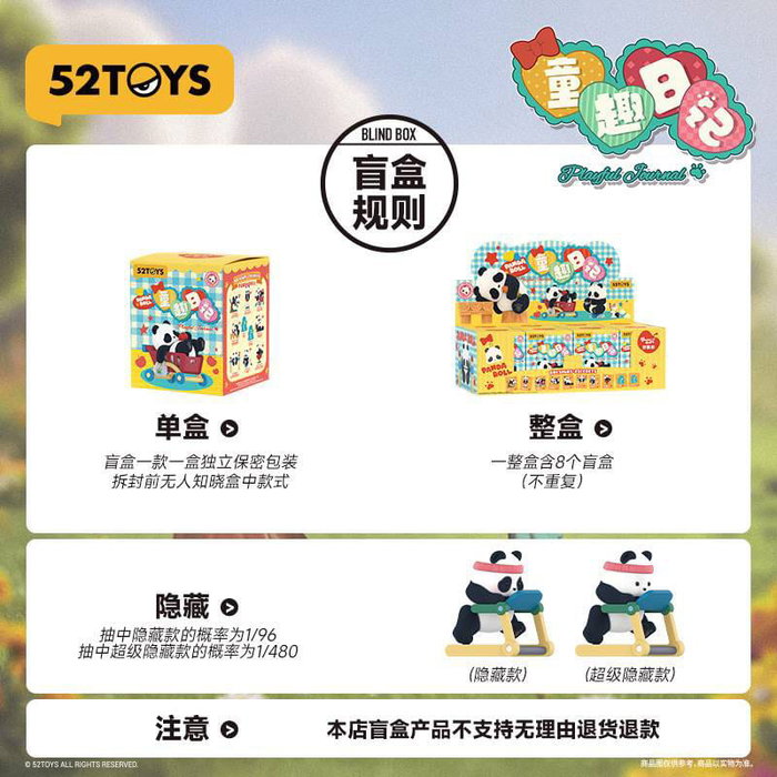 Panda Roll assortiment figurines Blind Box Playful Journal 7 cm (8)