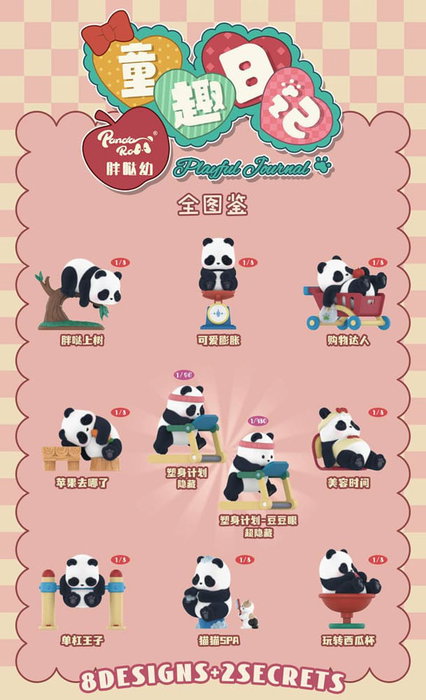 Panda Roll assortiment figurines Blind Box Playful Journal 7 cm (8)