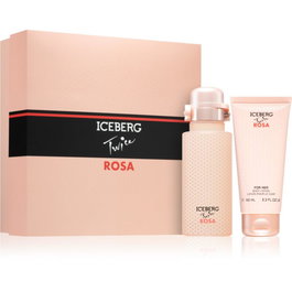 Iceberg Twice Rosa - Coffret Cadeau Parfum Eau de Toilette pour Femme 125 ml + Lotion Hydratante pour le Corps 100 ml