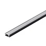 Greenice Profilé Aluminium Noir pour Bande LED avec Diffuseur Opal