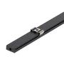 Greenice Profil Aluminium Noir pour Bande LED, Diffuseur Opal