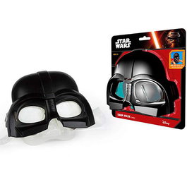 DISNEY Masque de plongée et natation Star Wars Darth Vader - Lunettes de piscine avec motif Dark Vador pour enfants et adultes