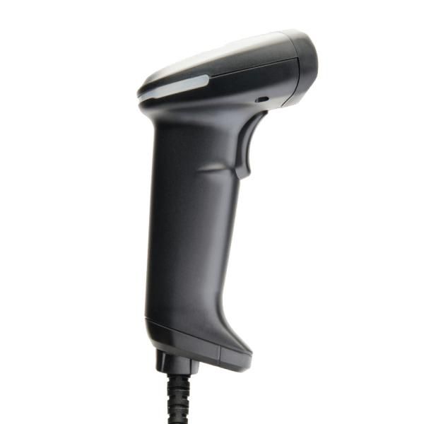 Opticon L-46R - Scanner Laser 1D Haute Vitesse (100 scans/sec) avec Déclenchement Manuel/Auto/Stand, USB, Noir, Résistance aux Chutes 1.8m
