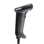 Opticon L-46R - Scanner Laser 1D Haute Vitesse (100 scans/sec) avec Déclenchement Manuel/Auto/Stand, USB, Noir, Résistance aux Chutes 1.8m