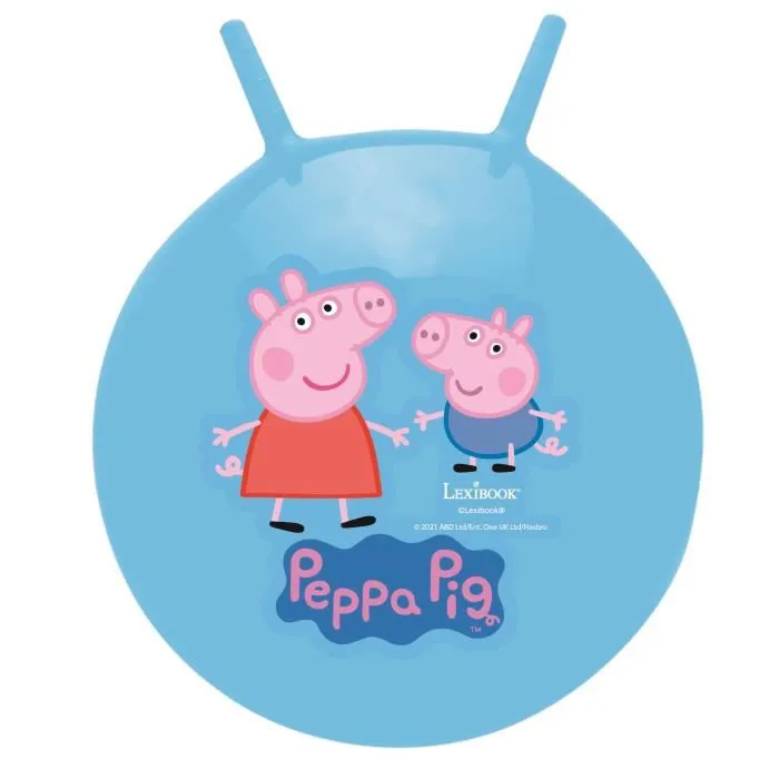 Lexibook - Balle Sauteuse Gonflable Peppa Pig 45 cm (18") pour Enfants 3-6 Ans avec Pompe à Main Lexibook - Balle Sauteuse Gonflable Peppa Pig 45 cm (18") pour Enfants 3-6 Ans avec Pompe à Main