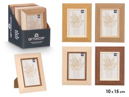 GIFTDECOR Lot de 24 cadres photo en relief 10x15 cm assortis