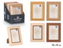GIFTDECOR Lot de 24 cadres photo en relief 10x15 cm assortis