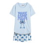 Cerdá - Pyjama court enfant 8 ans en jersey single jersey stitch - Bleu