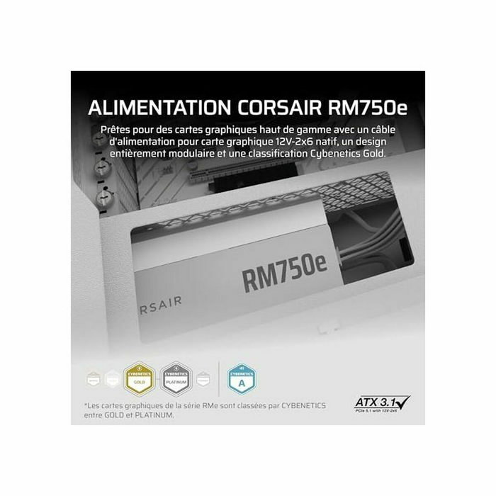 Corsair RM750e 750 W ATX 3.1 Blanc