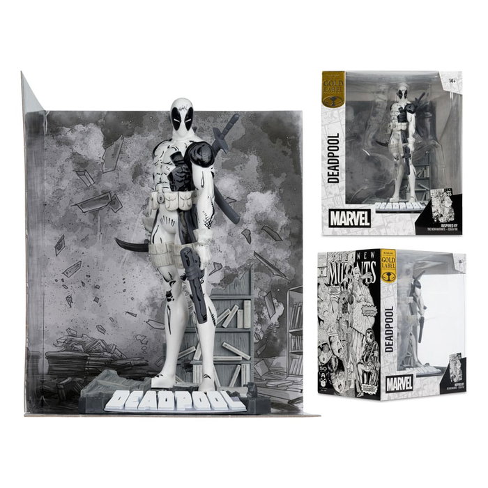 Marvel Collection statuette PVC 1/10 Deadpool (The New Mutants #98) (Line Art) (Gold Label) 17 cm