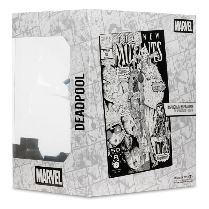 Marvel Collection statuette PVC 1/10 Deadpool (The New Mutants #98) (Line Art) (Gold Label) 17 cm