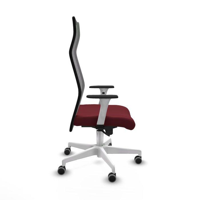 Piqueras y Crespo Chaise de Bureau Albacete Bordeaux et Noir