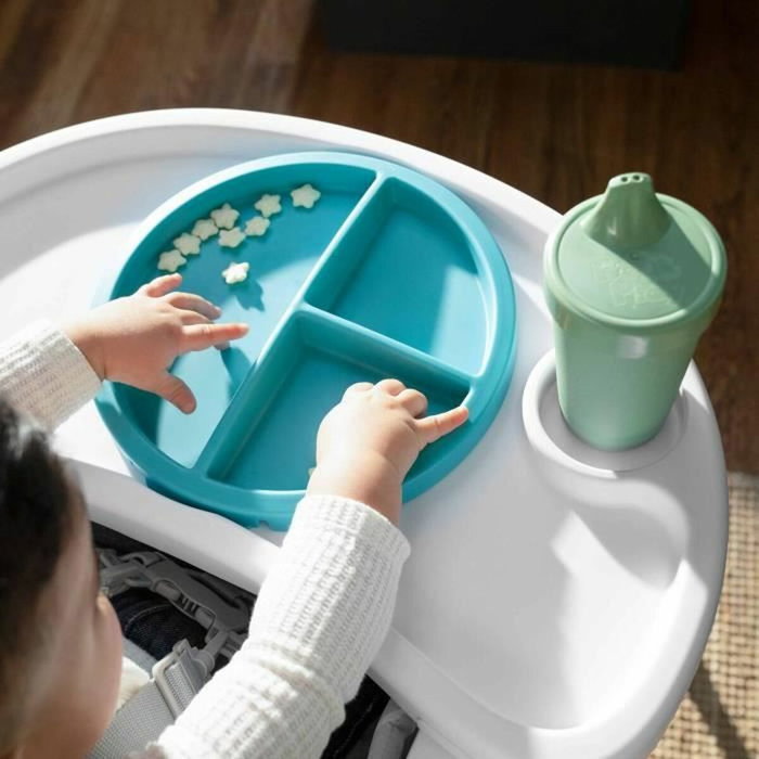Baby Einstein Ocean Explorers Snack & Splash Compact - Chaise haute 2-en-1 avec tapis d'eau Baby Einstein Ocean Explorers Snack & Splash Compact - Chaise haute 2-en-1 avec tapis d'eau