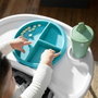 Baby Einstein Ocean Explorers Snack & Splash Compact - Chaise haute 2-en-1 avec tapis d'eau