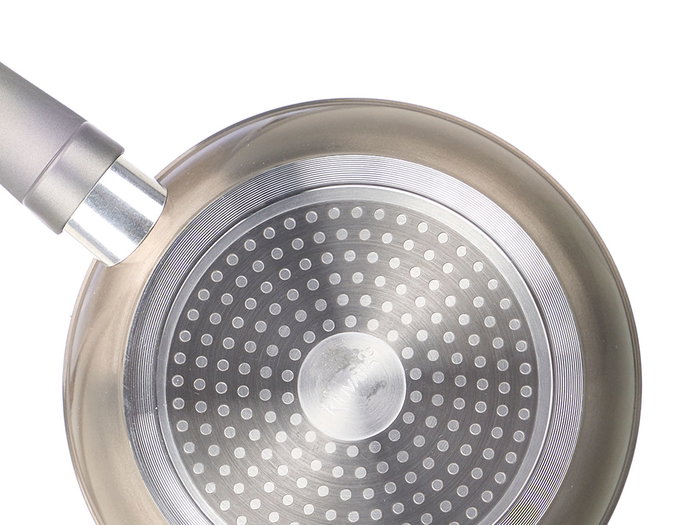 Kinvara Poêle Antiadhésive Induction Aluminium Forgé 20 cm Argent (Set de 6)